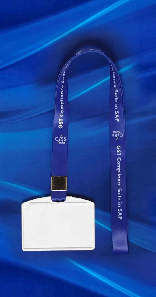 Sticker Holder (front & Back) 01-B Direct Fitting With Flat Lanyard ...